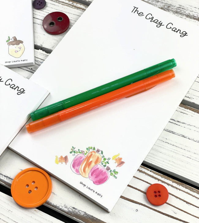 Memo Pad Set - Autumn Trio