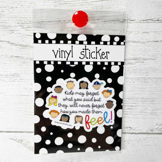 Vinyl Sticker - Feel
