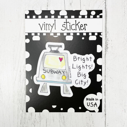 Vinyl Sticker-SUBWAY