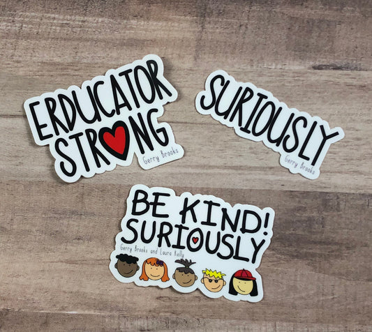 Gerry Brooks Vinyl Sticker Set