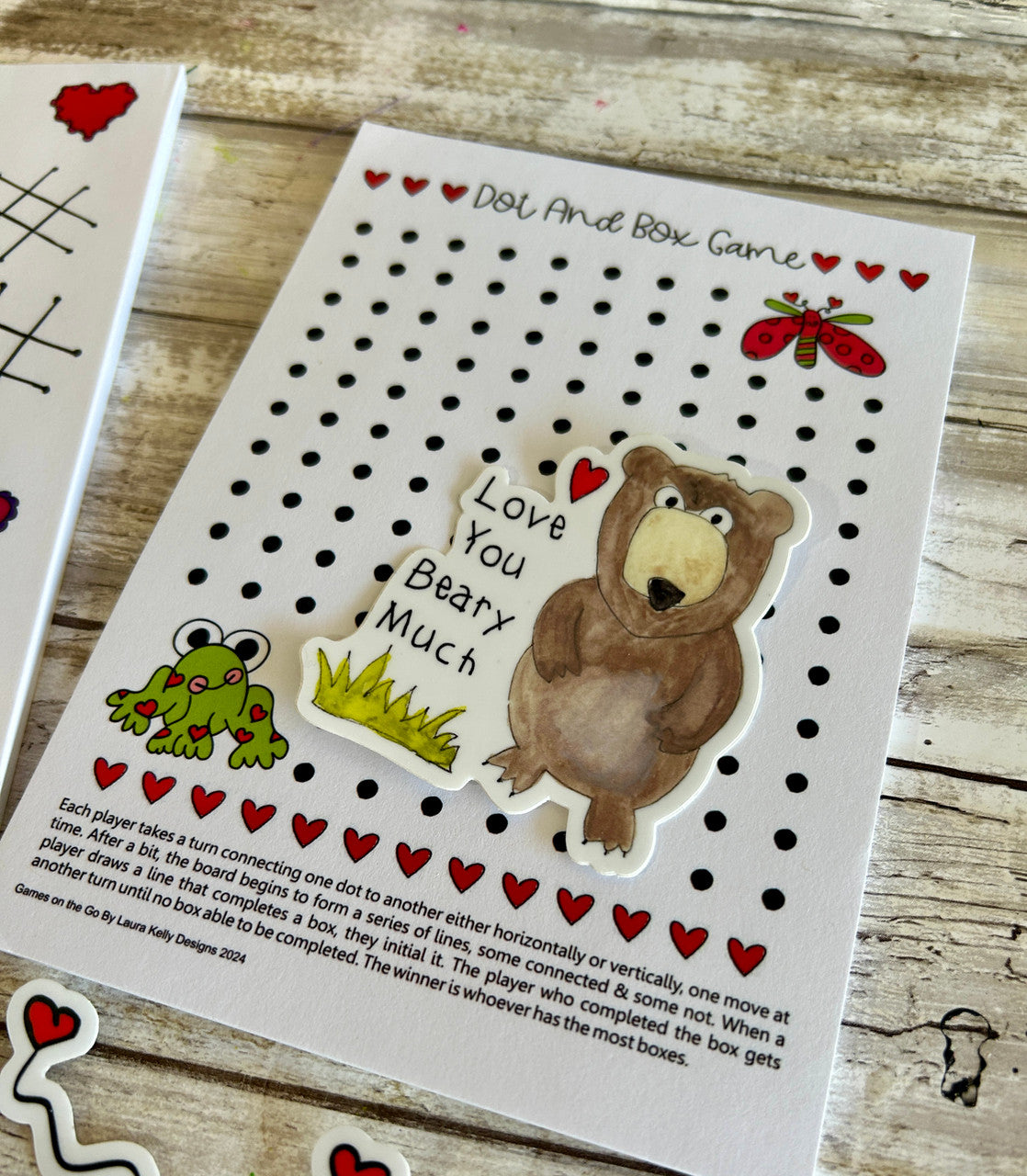 Valentine Games and Vinyl Stickers