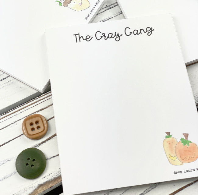 Memo Pad Set - Autumn Trio