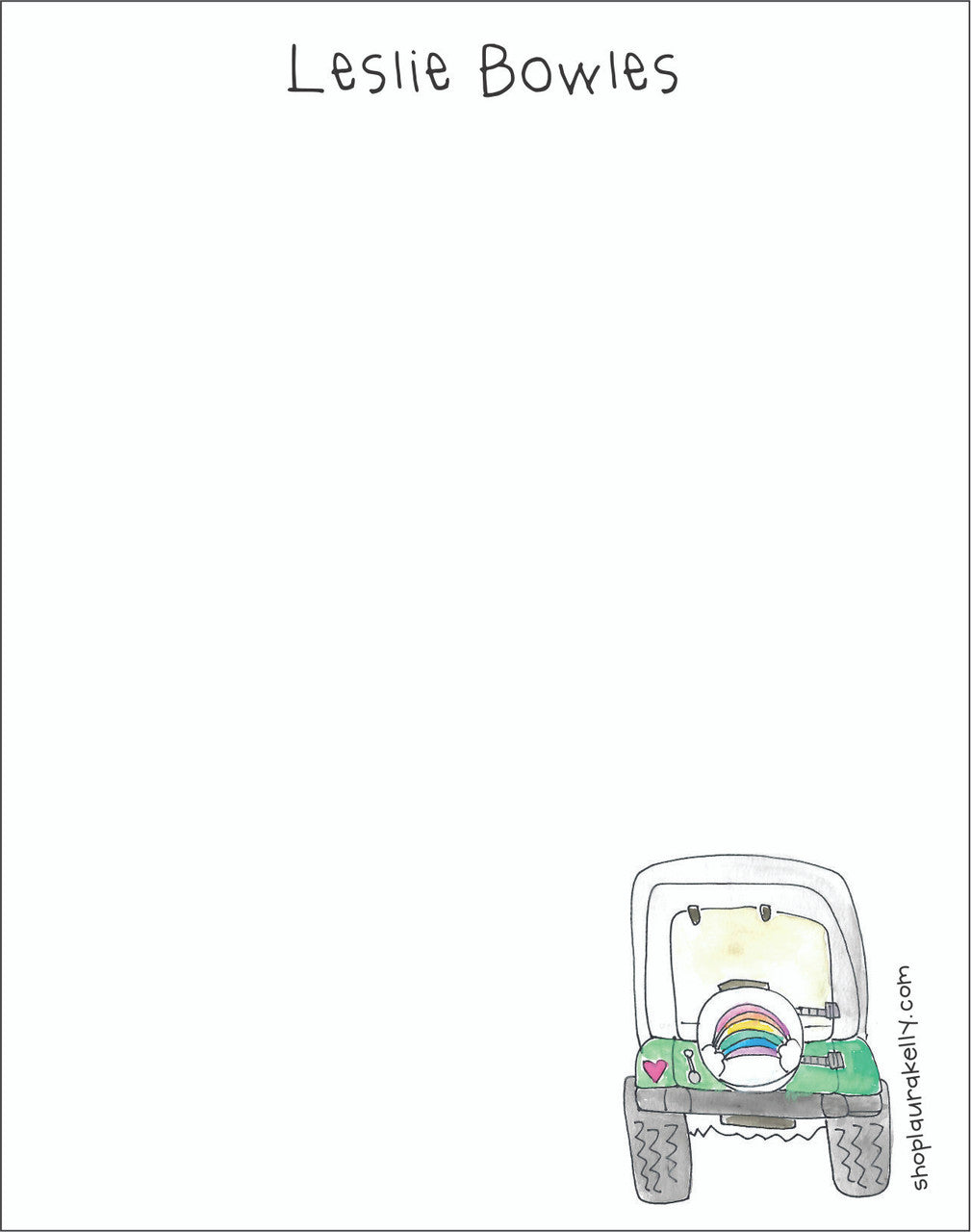 Memo Pad Set - Jeeps