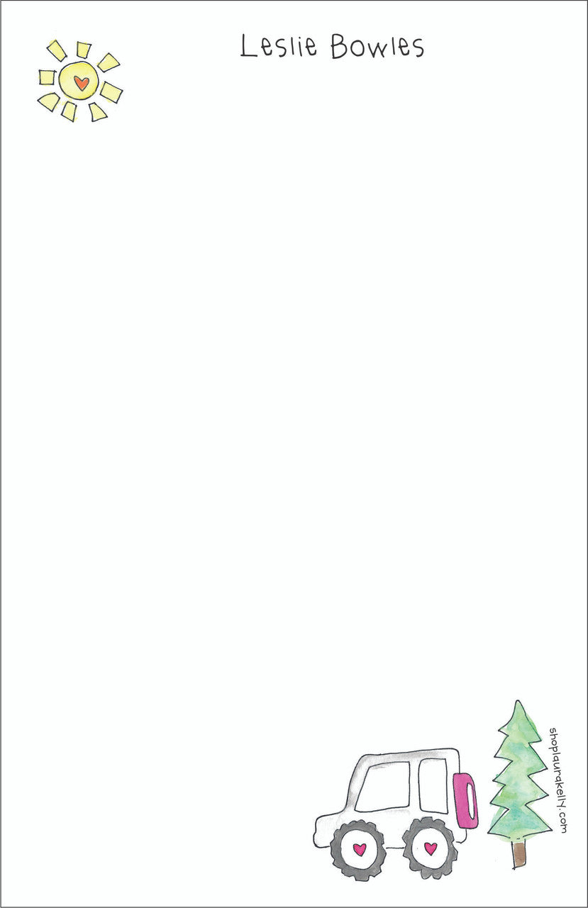 Memo Pad Set - Jeeps