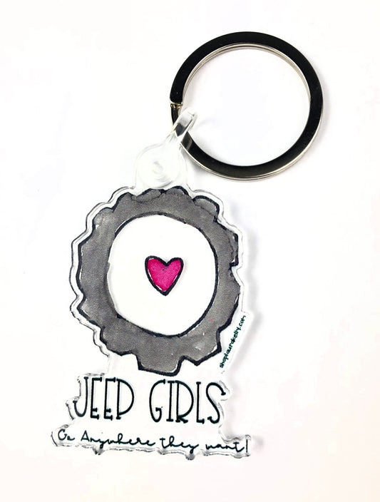 Jeep Girls Key Ring