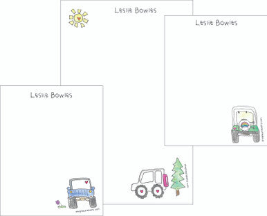 Memo Pad Set - Jeeps