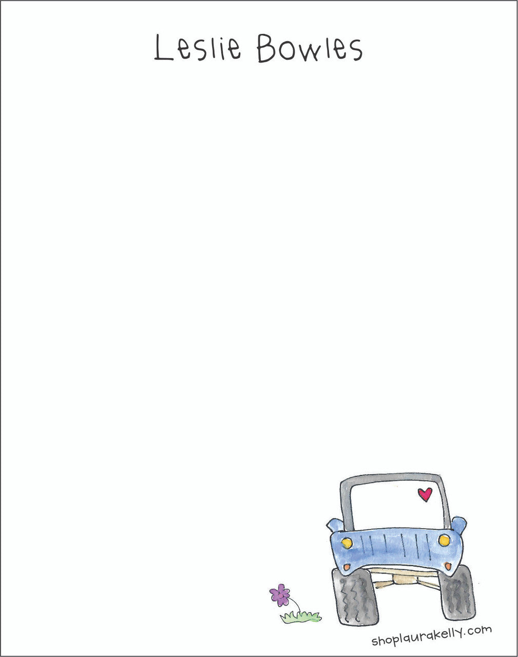 Memo Pad Set - Jeeps