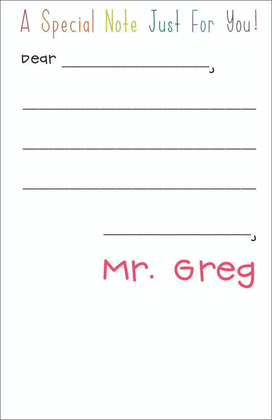 Memo Pad Set - Kid's First Notes