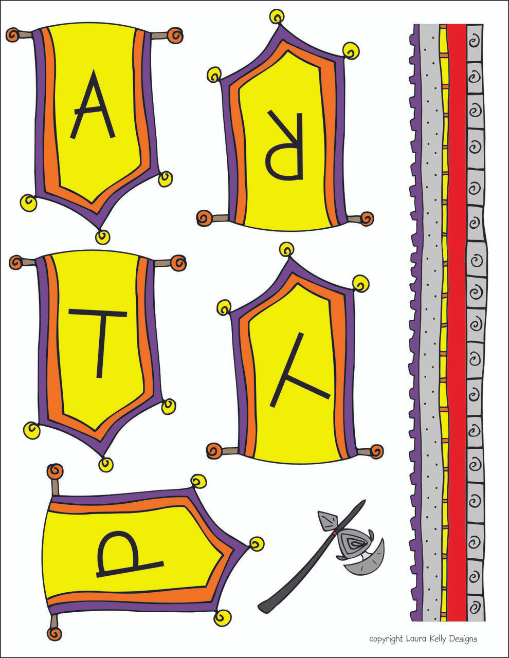 Knights Party Printable