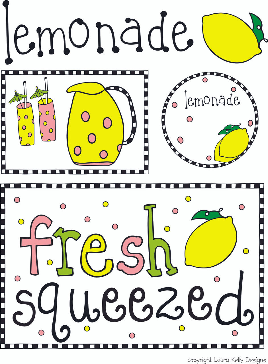 Printable Party - Lemonade Stand