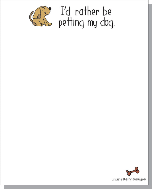 Mini Memo Pad - Dog