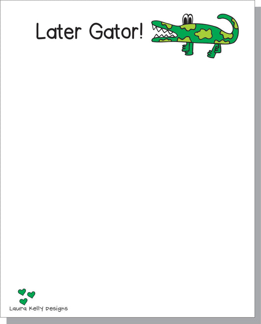 Mini Memo Pad - Gator