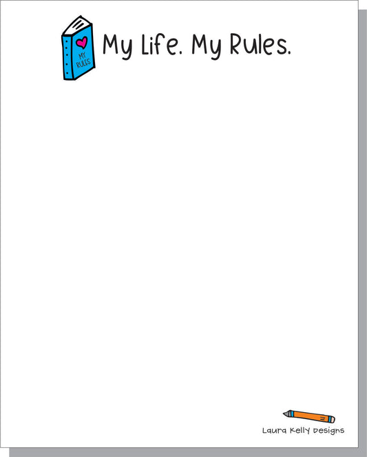 Mini Memo Pad - Rules