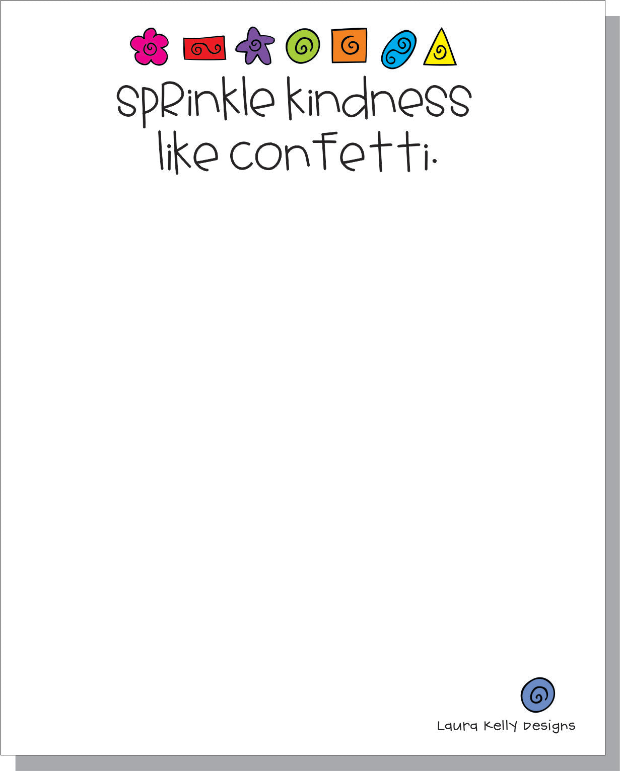 Mini Memo Pad - Sprinkle Kindness
