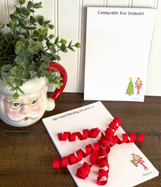 Copy of Memo Pad Set - Christmas Ladies 3
