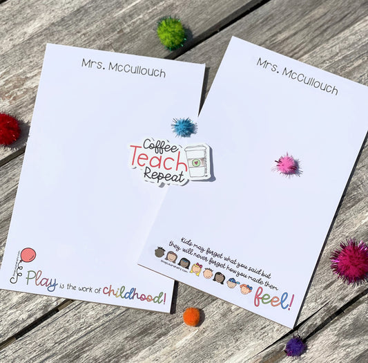 Memo Pad Set - Back to School Little Kids