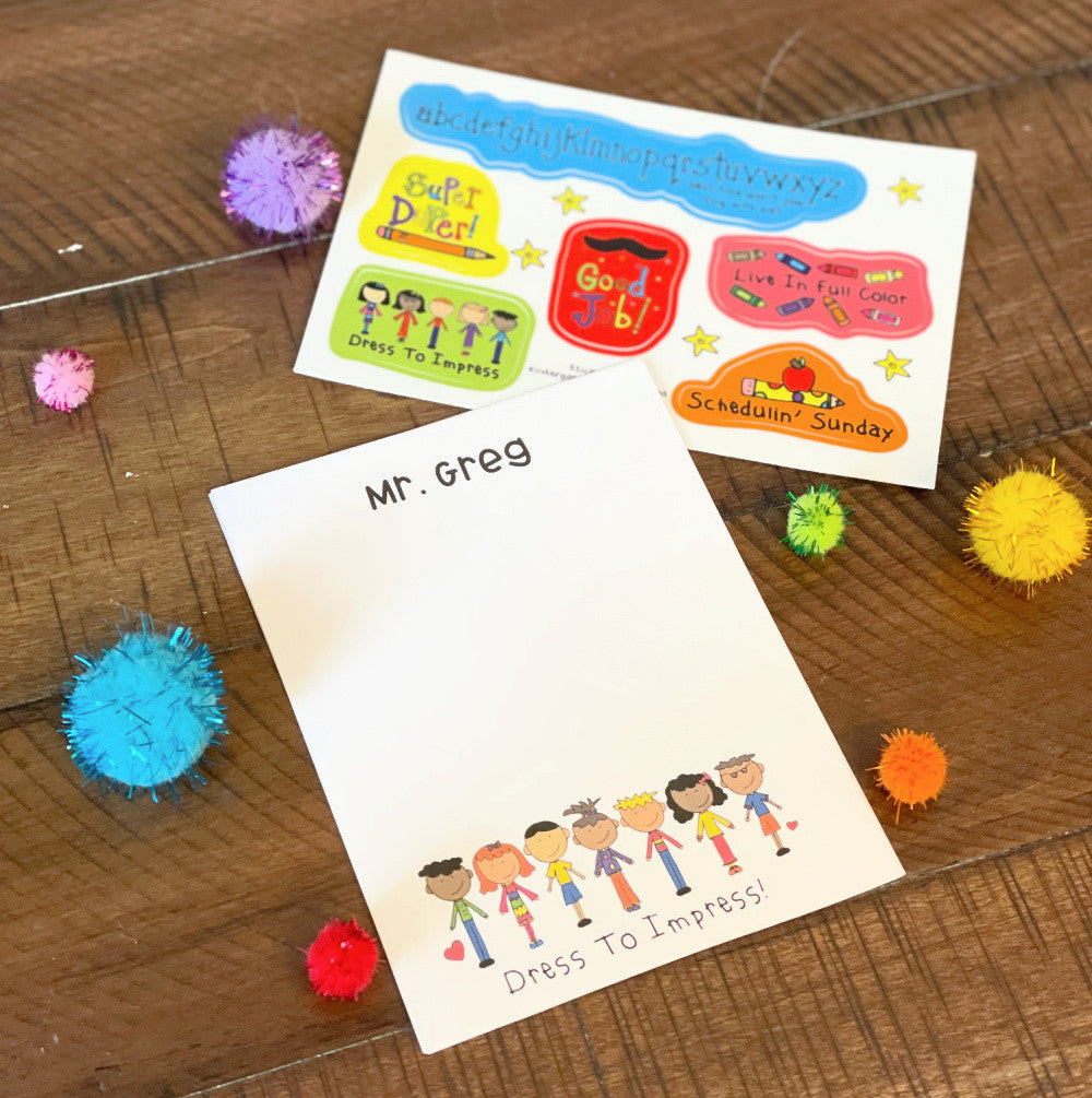 Memo Pad Set - Mr. Greg