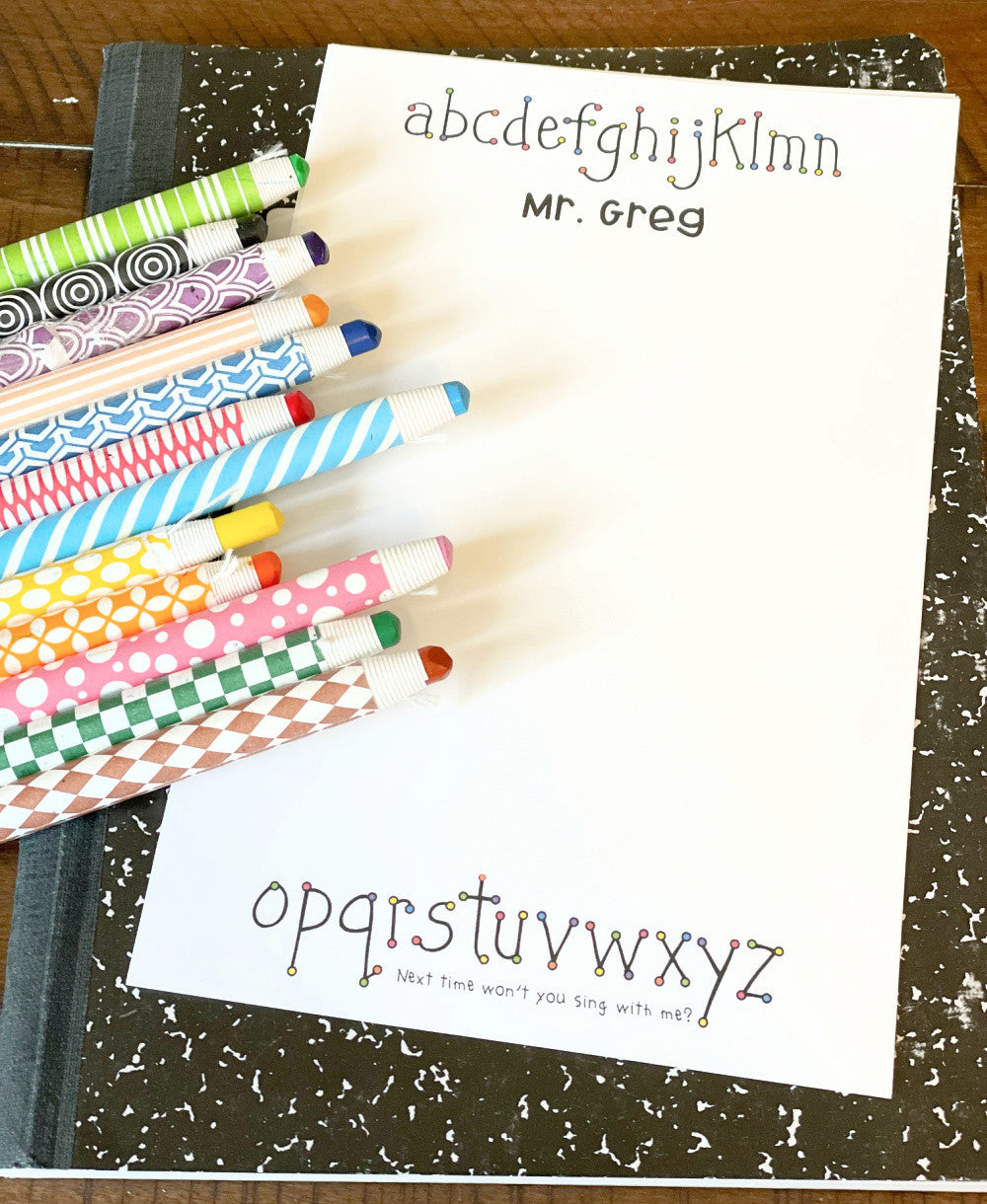 Memo Pad Set - Mr. Greg