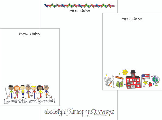 Memo Pad Set - Educator