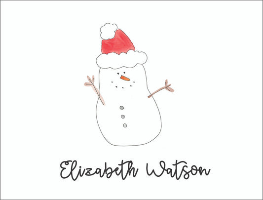 Snowman Note Cards - Quantity 50