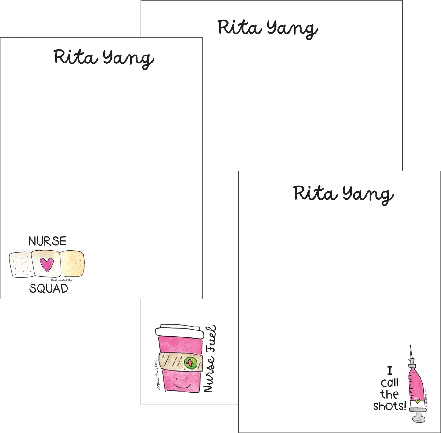 Memo Pad Set - Nurse