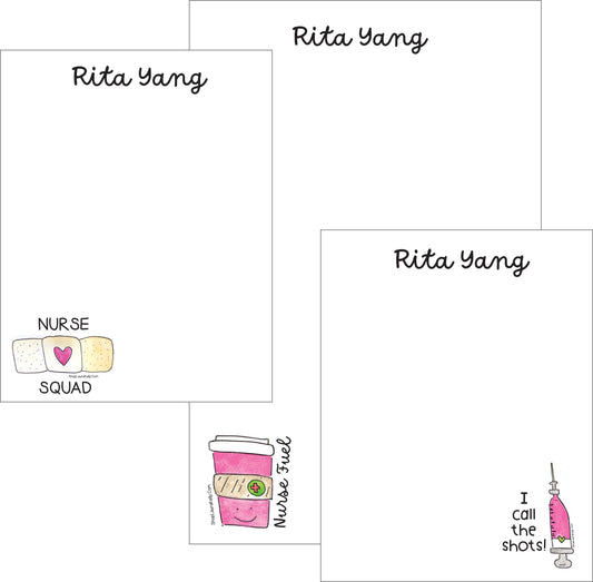 Memo Pad Set - Nurse