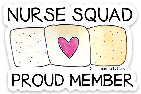 Nurse Squad Bandaid Vinyl Sticker