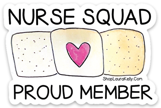 Nurse Squad Bandaid Vinyl Sticker