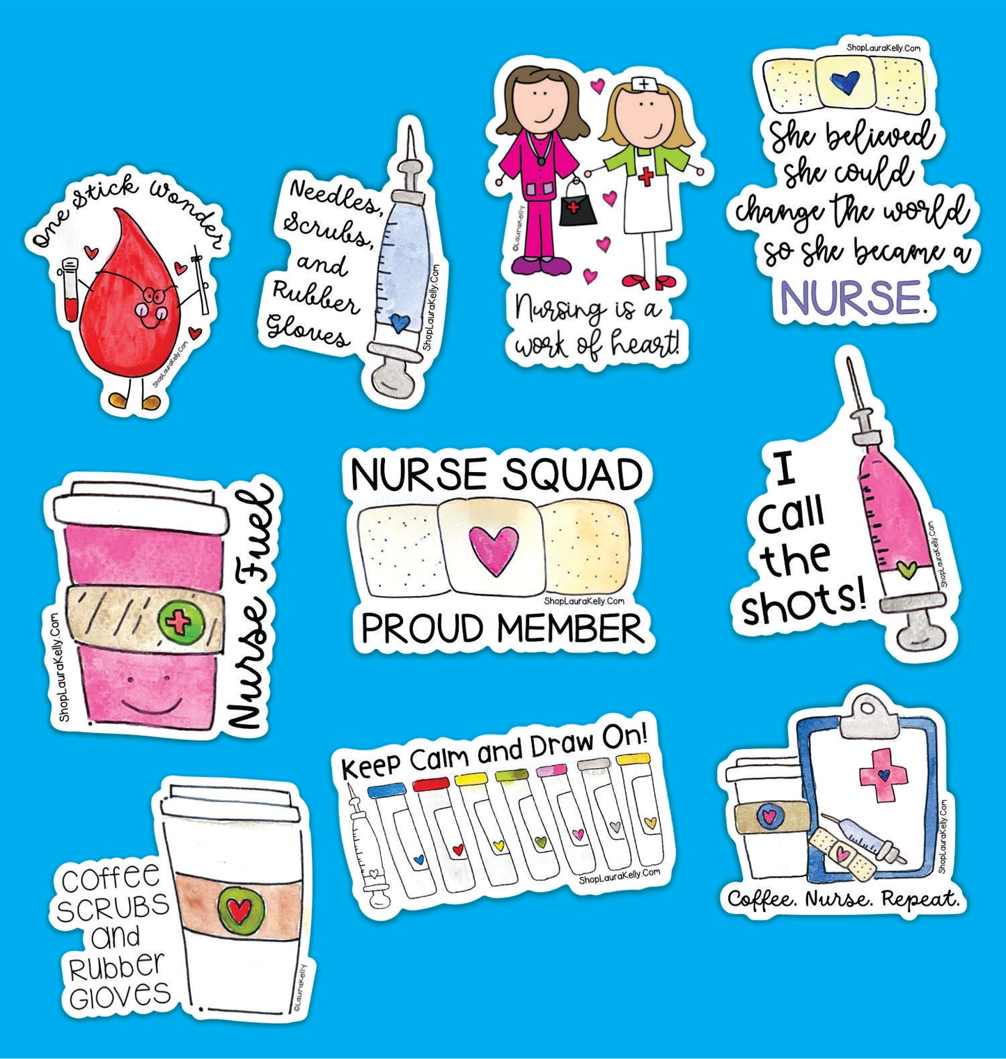 Nurse Stickers Assortment