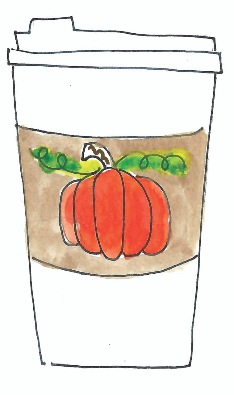 Vinyl Sticker Pumpkin Spice Latte