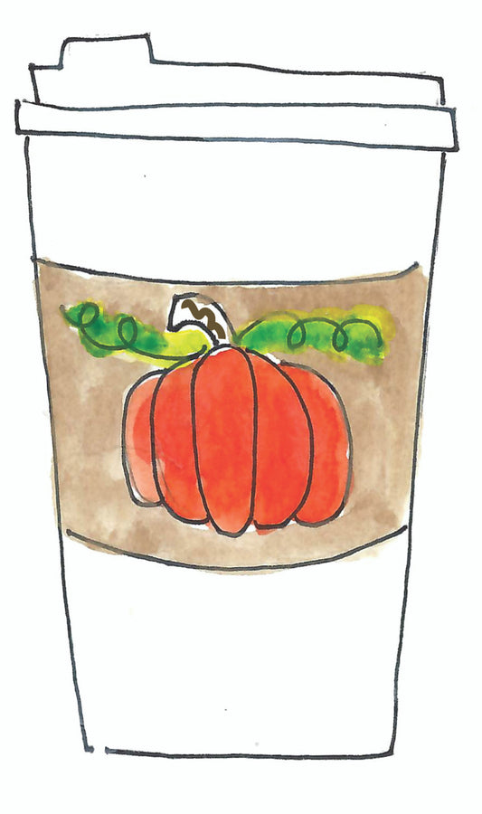 Vinyl Sticker Pumpkin Spice Latte