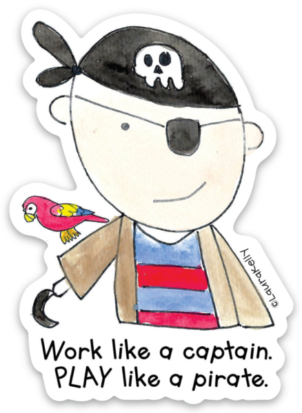 Vinyl Sticker - Pirate