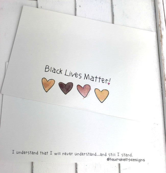 Antiracism Post Cards - Pack of 8 with Crayons