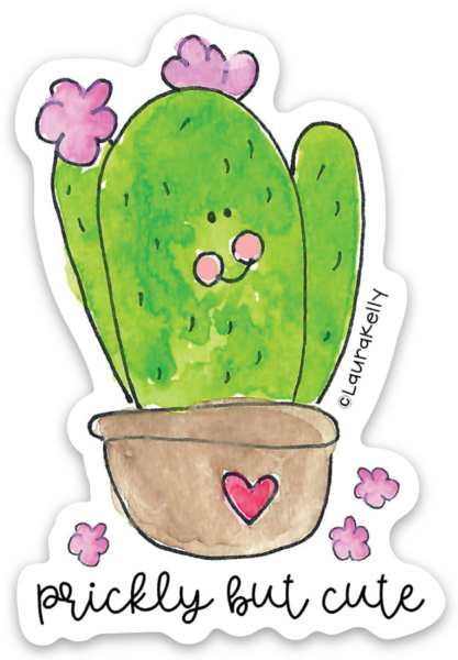 Vinyl Sticker-Prickly Cactus