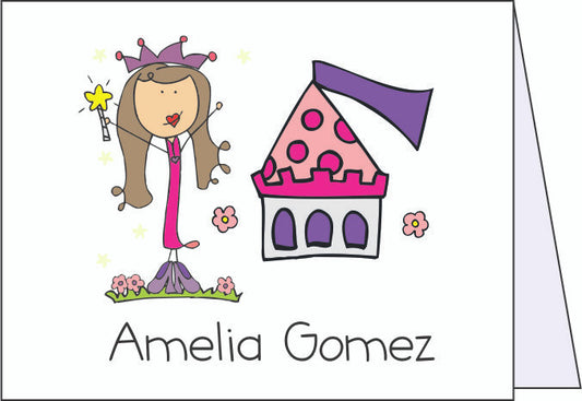 Princess Note Cards - Set of 50
