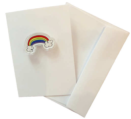 Rainbow Acrylic Pin