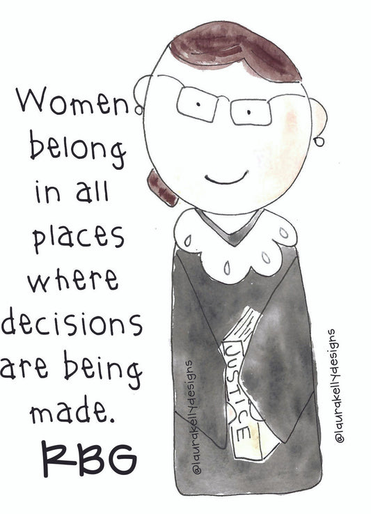 Ruth Bader Ginsburg Sticker - All Places