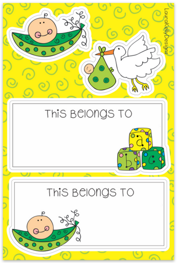 Sticker Sheet - Baby