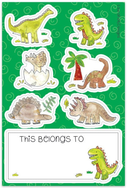 Sticker Sheet - Dinos