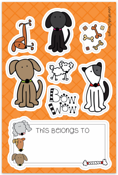 Sticker Sheet - Dogs