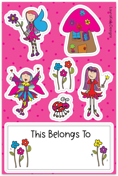 Sticker Sheet - Fairy