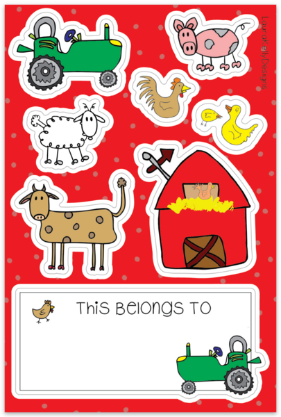 Sticker Sheet - Farm