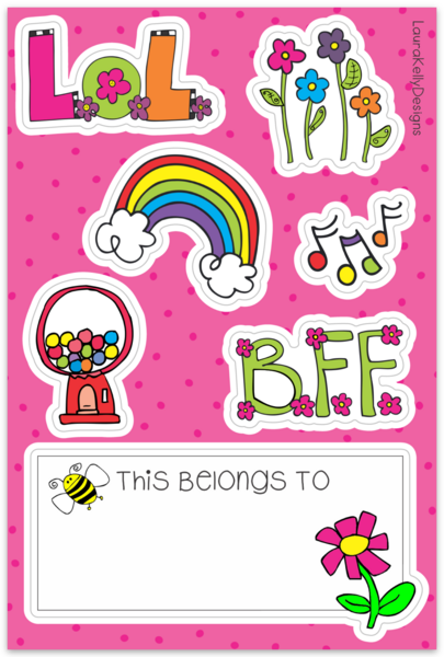 Sticker Sheet - Girl Power