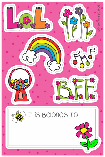 Sticker Sheet - Girl Power