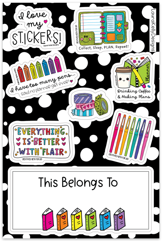 PLANNER - STICKER SHEET
