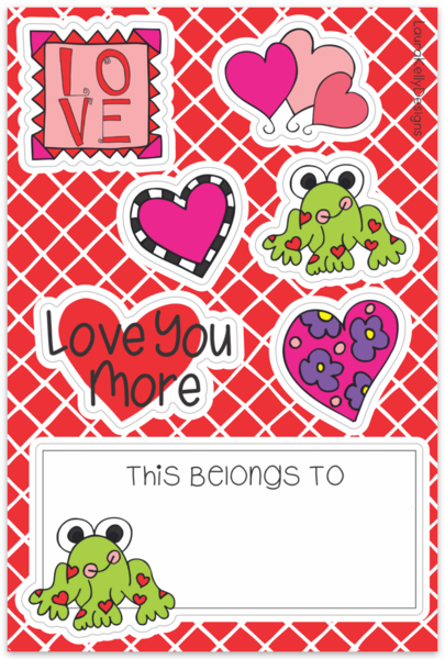 Sticker Sheet - Valentines
