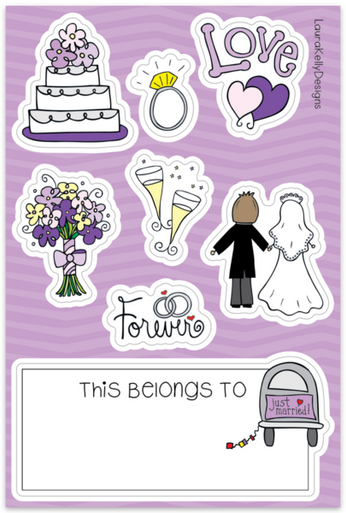 Sticker Sheet - Wedding