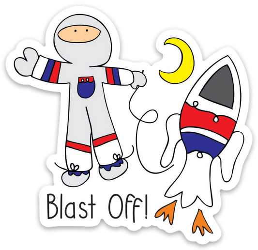 Vinyl Sticker-ASTRONAUT
