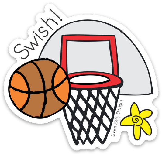 VINYL STICKER - BASKETBALL
