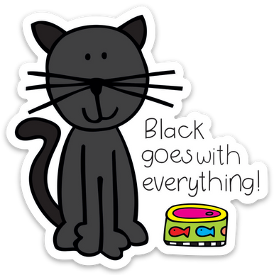 Vinyl Sticker-BLACKCAT